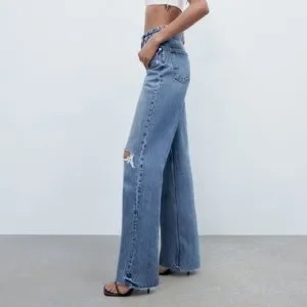Zara straight leg jeans